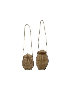 Kosze Balie wiszące rattan bambus House Doctor