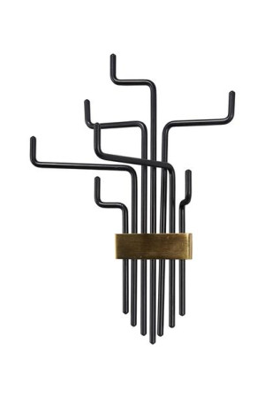 Wieszak Pipes czarny House Doctor