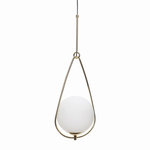 Lampa Above biała kula Hubsch
