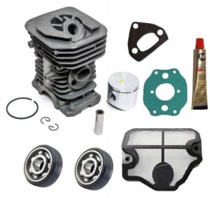 Zestaw Tłok Cylinder Husqvarna 136 137 Łożyska 38m