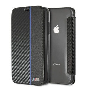 Etui BMW BMBKTRI61CAPNBK Apple iPhone XR book navy/niebieski Carbon