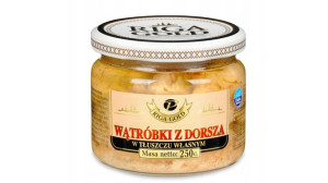 Riga Gold Wątróbka z dorsza w tłuszczu własnym 250g