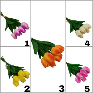 Bukiet tulipan x7 P46-21-101 sztuczny