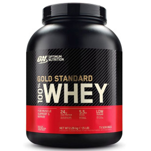 OPTIMUM NUTRITION Gold Standard 100% Whey 2273g White Chocolate Raspberry