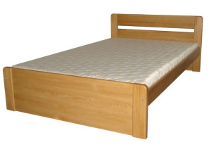 Łóżko dla seniora BAMBI SENIOR 100x190 buk BEZ MATERACA