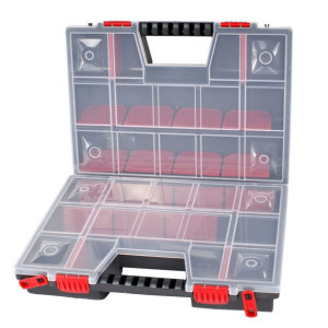 35706 Organizer z rączką 30 przegródek, 130x290x390 mm, Proline