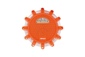 Samochodowa lampa awaryjna z funkcją latarki 3xaaa ip65 12smd + 3smd