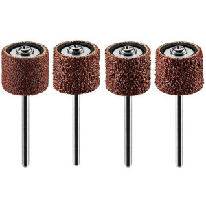 Taśma szlifierska 12.7 mm, K60, K80, K120, K240, zestaw 100 szt, + trzpień