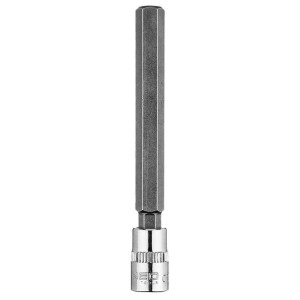 Końcówka sześciokątna H8 na nasadce 1/4", długa, 87 mm