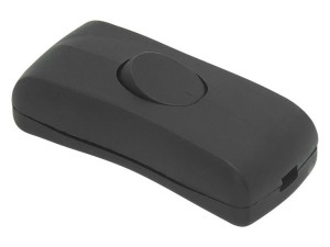 97-022  Przełącznik przelotowy pp15 czarny 230v