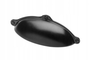 Uchwyt Meblowy Marsala Gtv Czarny Mat Retro 64mm Uz-marsa-64-20m