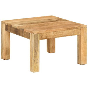 Stolik kawowy, 55x55x35 cm, lite drewno mango