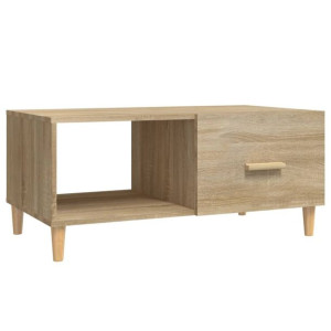 Stolik kawowy, dąb sonoma, 89,5x50x40, materiał drewnopochodny