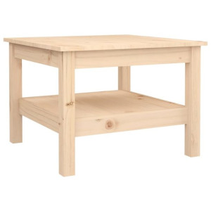 Stolik kawowy, 55x55x40 cm, lite drewno sosnowe