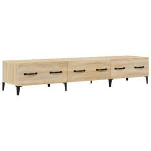 Szafka pod TV, dąb sonoma, 150x34,5x30 cm