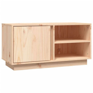 Szafka pod telewizor, 80x35x40,5 cm, lite drewno sosnowe