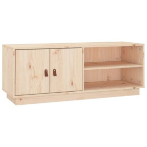 Szafka pod telewizor, 105x34x40 cm, lite drewno sosnowe