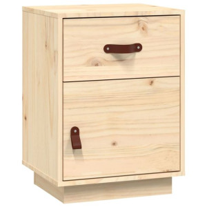 Szafka nocna, 40x34x55 cm, lite drewno sosnowe