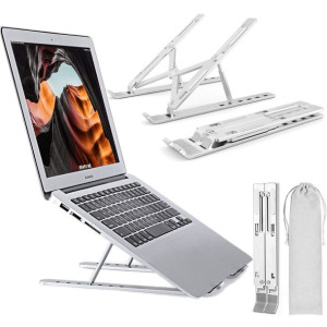 MOZOS N3-SV podstawka pod laptopa aluminiowa srebrna stojak metalowy