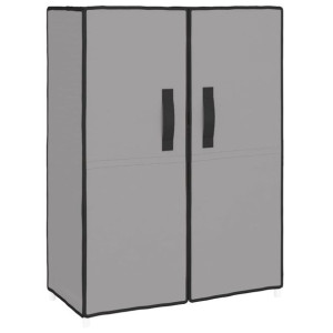 Szafka na buty, szara, 60x28x90 cm, materiałowa