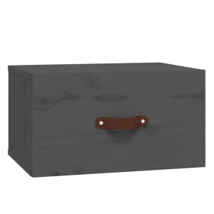 Szafka nocna, wisząca, 40x29,5x22 cm, szara