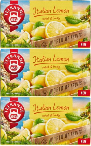 Herbata owocowa w kopertach Teekanne Italian Lemon cytryna 20szt - 2g x3