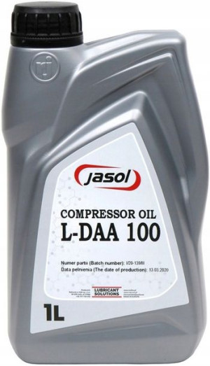 Olej Do Kompresora Sprężarki L-daa 100 Jasol 1l Kompresorów