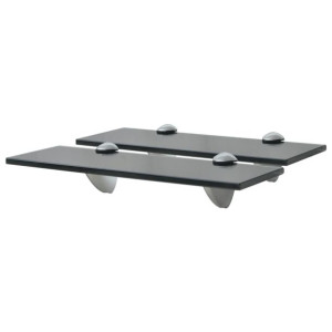 Półki szklane, 2 szt., 30 x 10 cm, 8 mm