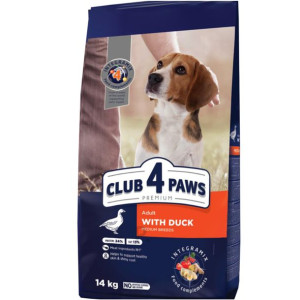 Club 4 Paws Adult Medium with Duck 14kg
