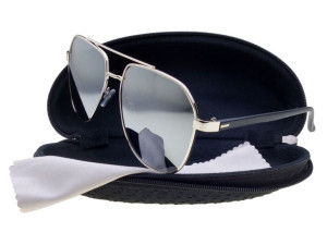 Okulary przeciwsłoneczne polaryzacyjne lustrzanki aviator POLARISS POL 1006