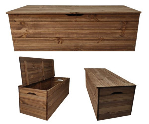 Skrzynia Sosnowa Kufer 34X101X39 KUD Rozmiar M 135L Brązowa Drewno sosnowe