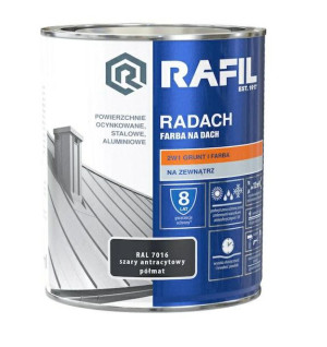 RAFIL Radach farba na dach antracytowy półmat