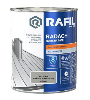 RAFIL Radach farba na dach srebrny aluminiowy