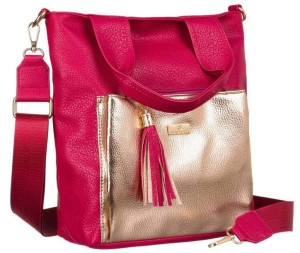 Elegancka, mała shopperka ze skóry ekologicznej — Peterson