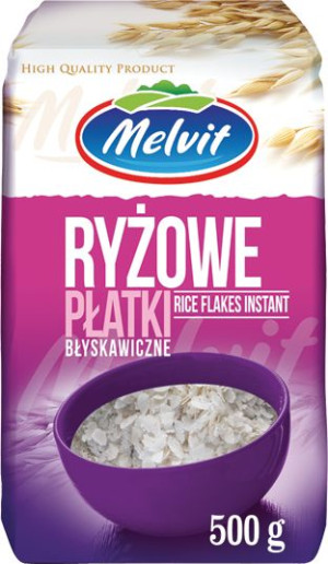 Melvit Płatki ryżowe błyskawiczne 500g