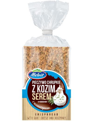 MELVIT Crispy żytni z kozim serem i rozmarynem 130 g