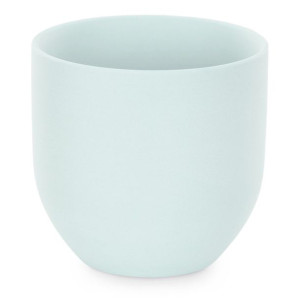 AmeliaHome Donica ceramiczna na kwiaty SHIRE 10X9,5 błękitna