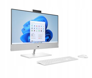BIAŁY Komputer AiO HP 24 Ryzen7 16GB 1TB+512GB SSD