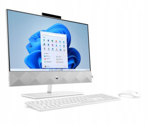 BIAŁY Komputer AiO HP 24 Ryzen 5 16/512 Win11 Pro