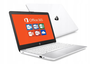 Biały Lekki HP Stream 11-AK Intel Win11 Office 365
