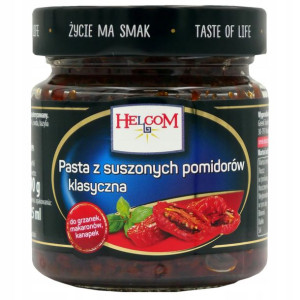 PASTA Z SUSZONYCH POMIDORÓW klasyczna Helcom 190g
