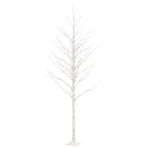 Brzoza z oświetleniem, 240 ciepłych białych LED, 300 cm