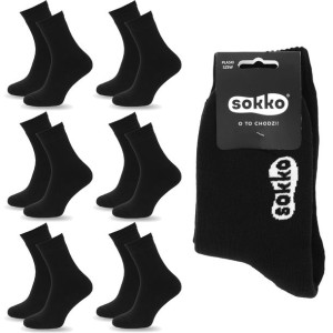 6x SOKKO Skarpety Bawełniane Grube Ciepłe Frotte 42-44
