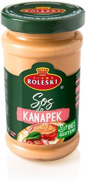 Roleski sos do kanapek bez glutenu 205g