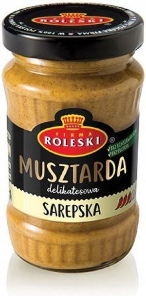 Roleski Musztarda Sarepska 180g Bez Glutenu