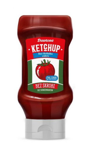 DAWTONA Ketchup Bez Dodatku Cukru 450g