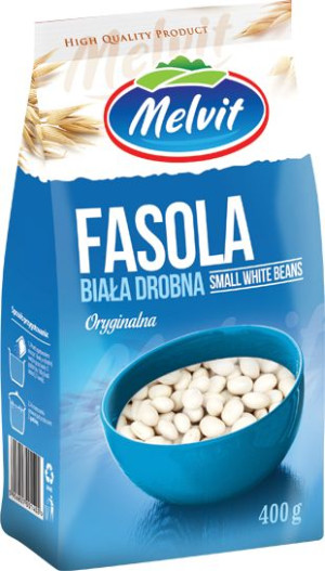 MELVIT Fasola biała drobna 400 g
