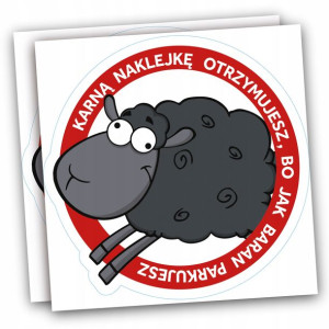 Naklejki smieszne karne 100 szt