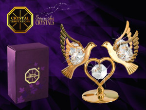 Gołąbki z serduszkiem - products with Swarovski Crystals