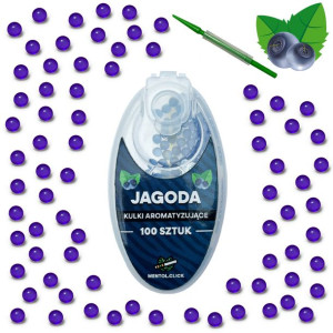 Kulki smakowe do papierosów JAGODA 100szt
